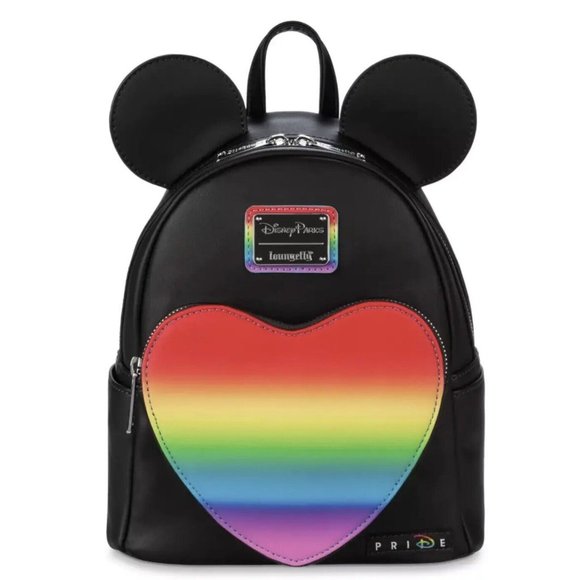 Loungefly Handbags - Disney Parks Loungefly Pride Collection Black Mini Backpack Bag NEW  2022